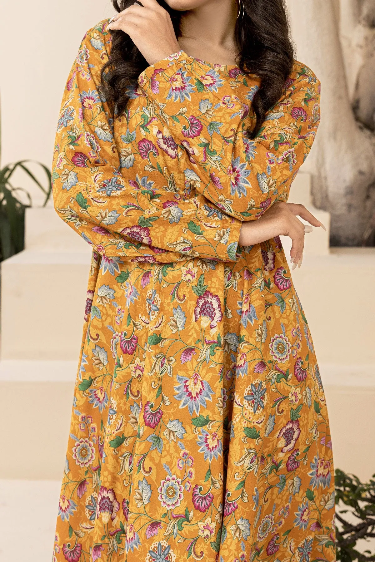 1PIECE DIGITAL PRINT LINEN KURTA  |  DPLK-85