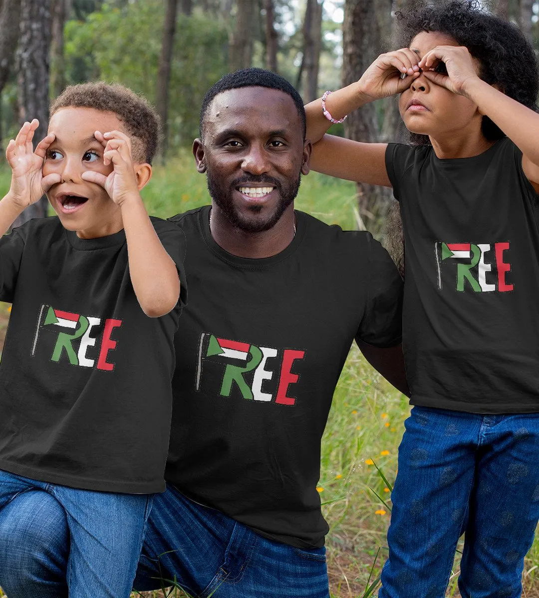 1sttheworld T-Shirt - Free Sudan T-Shirt Black A35