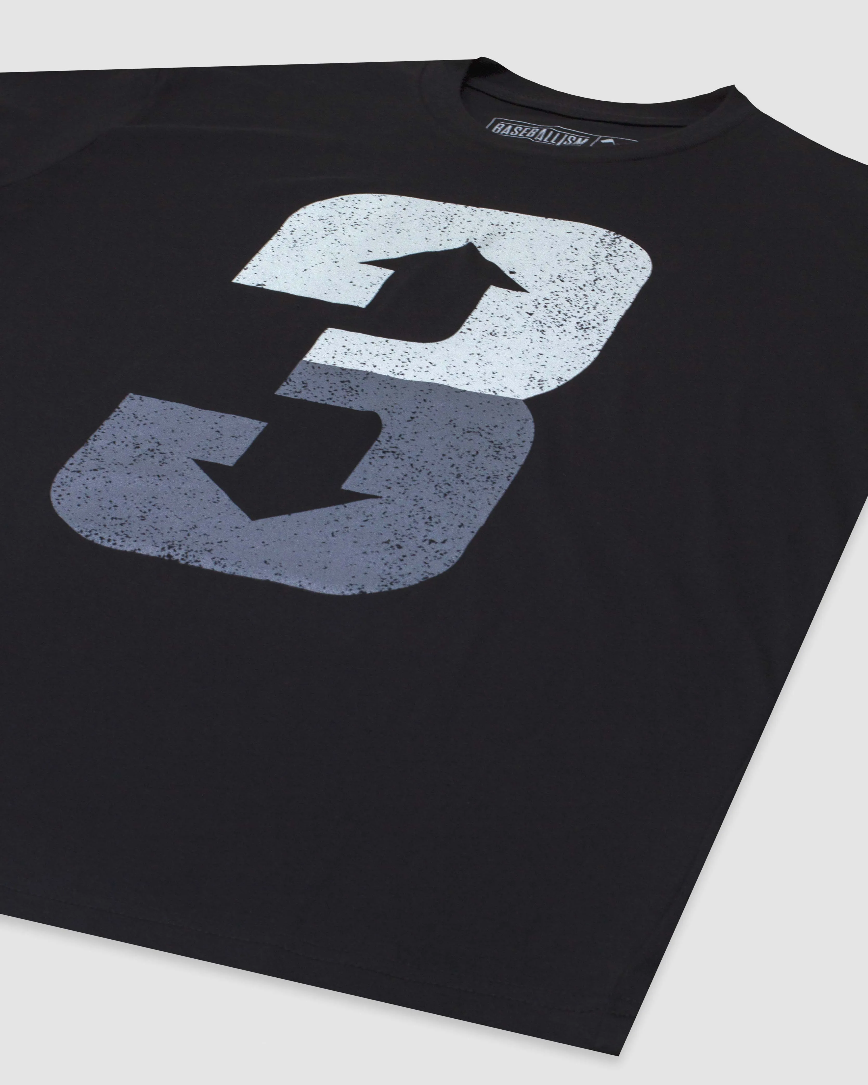 3 Up 3 Down (Black) - Men's Tee