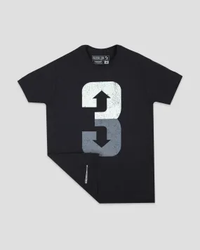 3 Up 3 Down (Black) - Men's Tee