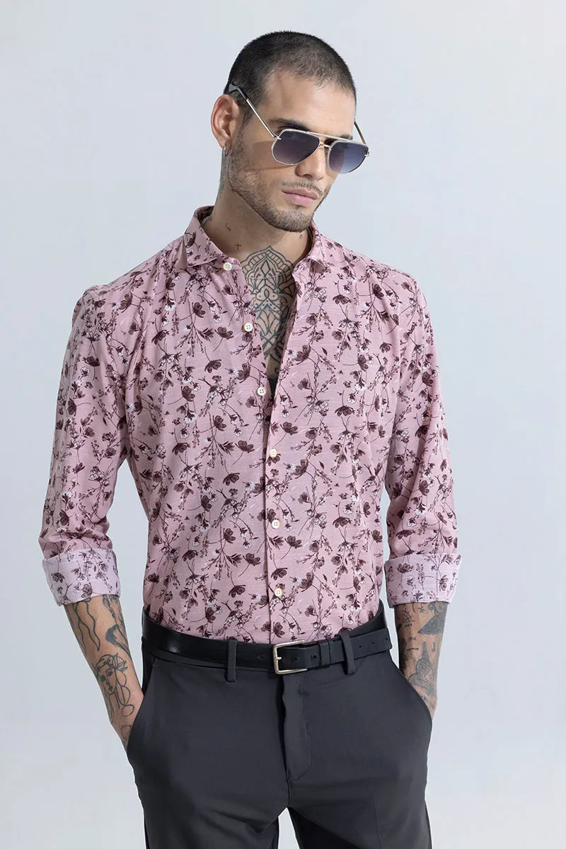 Alpinus Pink Linen Shirt