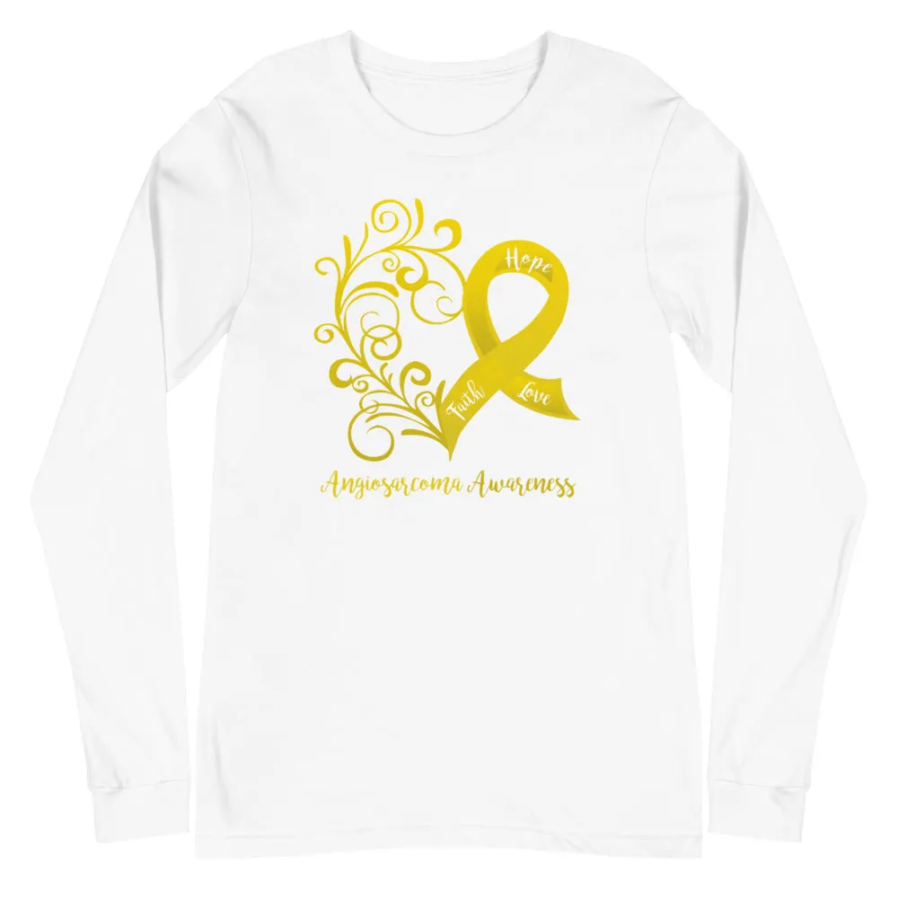 Angiosarcoma Awareness Long Sleeve Tee (Several Colors Available)