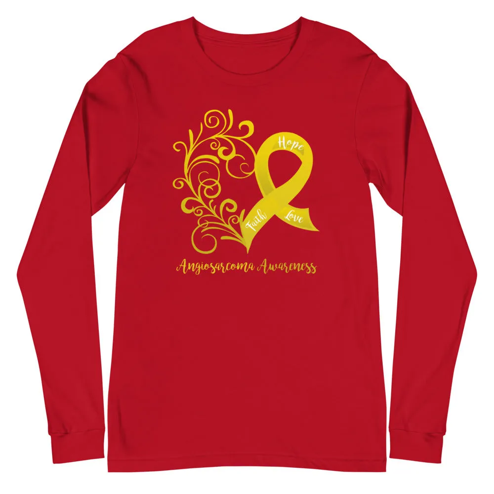 Angiosarcoma Awareness Long Sleeve Tee (Several Colors Available)