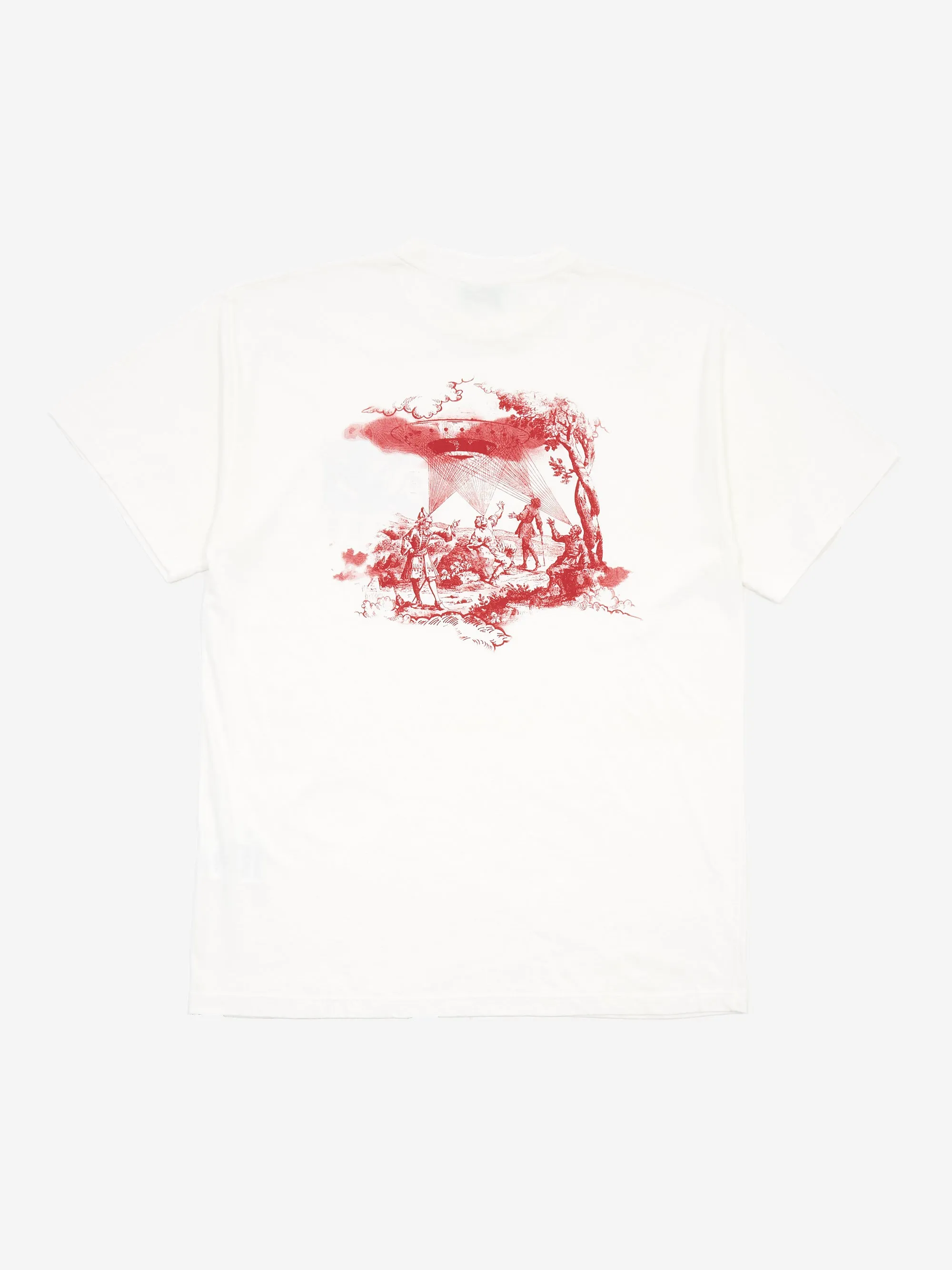 Aries UFO Toile de Jouy SS Tee - Off White