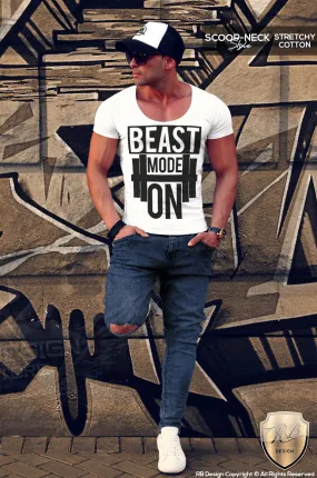 Beast Mode On Mens T-shirt Fitness Gym Training Tank Top MD642