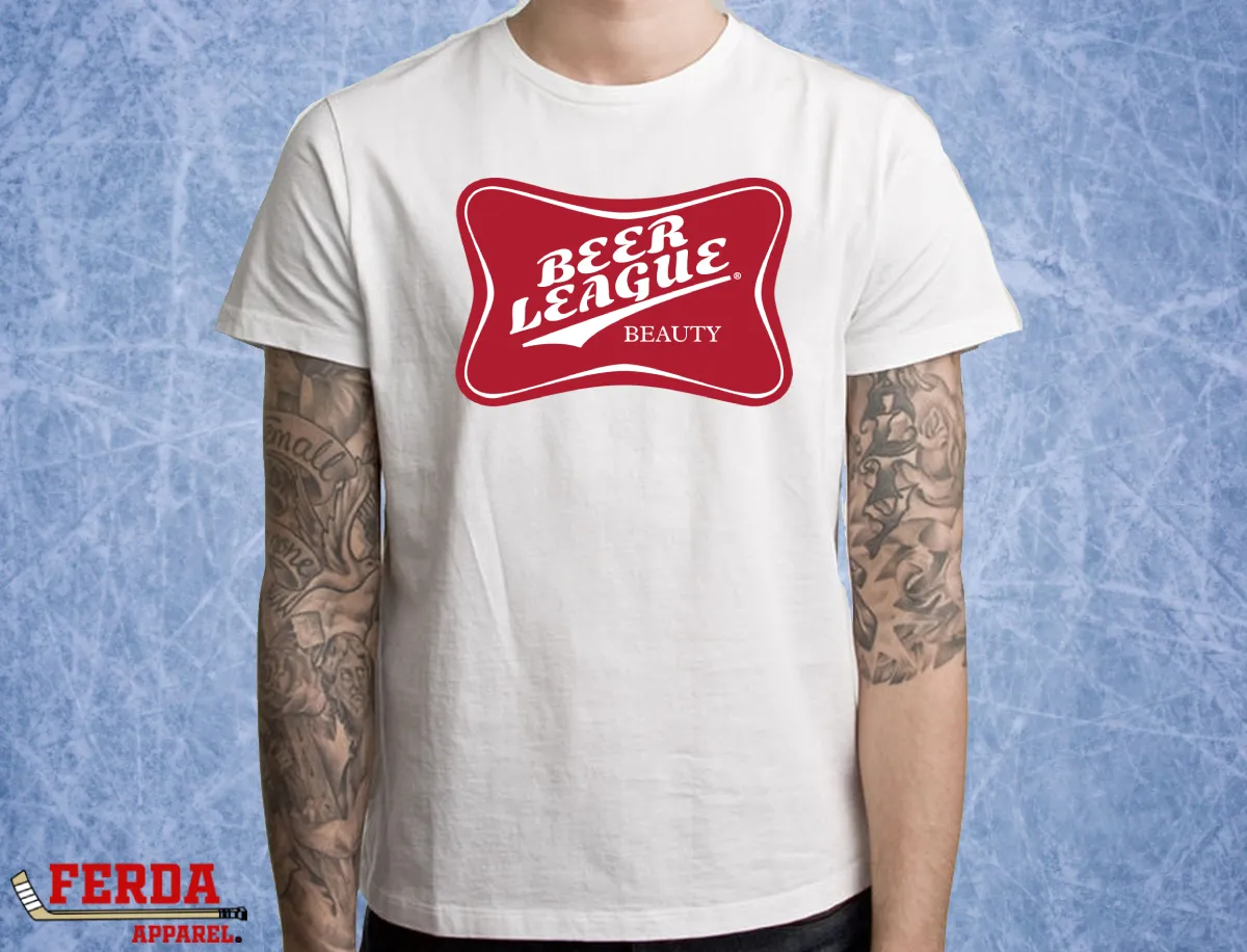 Beer League Beauty Hockey T-Shirt FA73