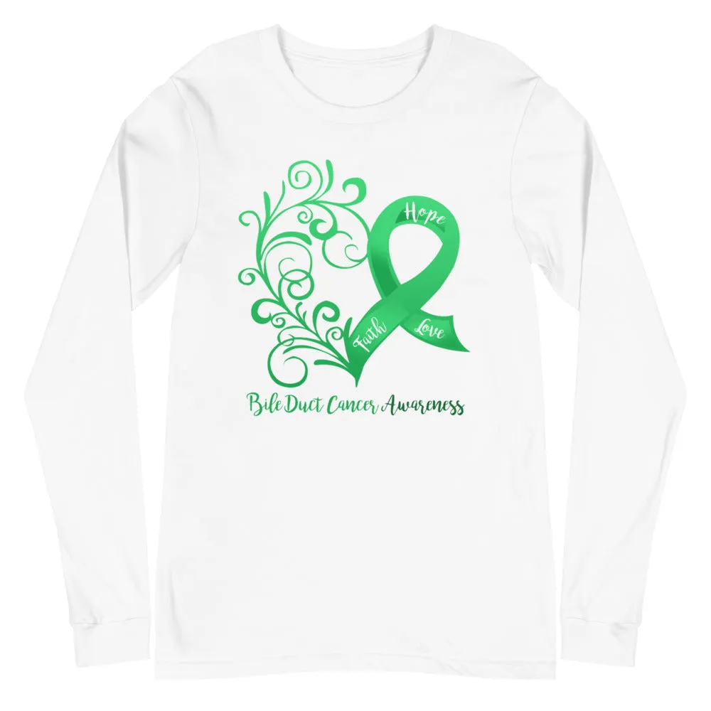 Bile Duct Cancer Awareness Long Sleeve Tee