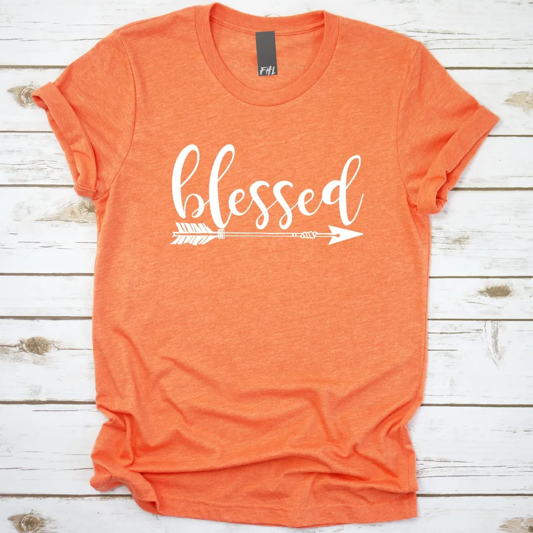 blessed Arrow Heather Orange T-Shirt