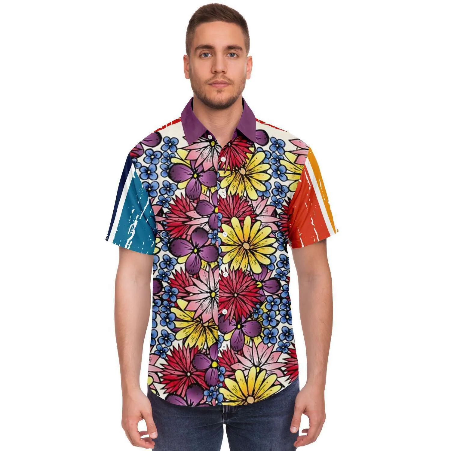 Blossom Hill Short Sleeve Button Down Shirt