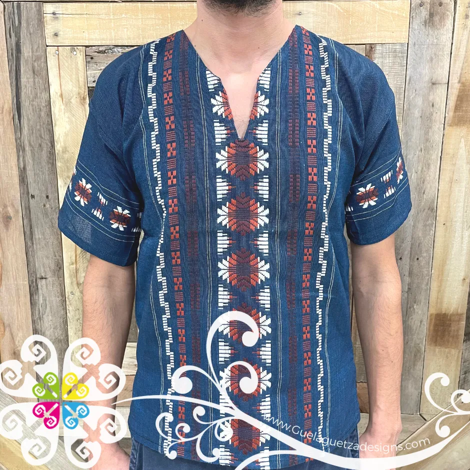 Blue Guatemala Men Shirt