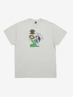 Brain Dead Worm Food T-Shirt - Cement