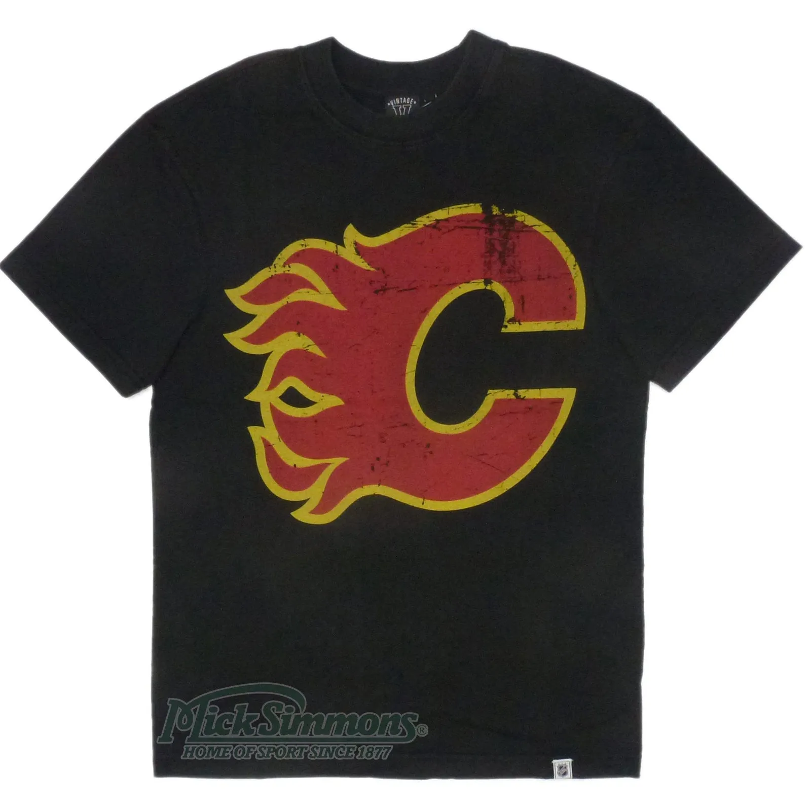 Calgary Flames Large Logo NHL T-Shirt by Majestic