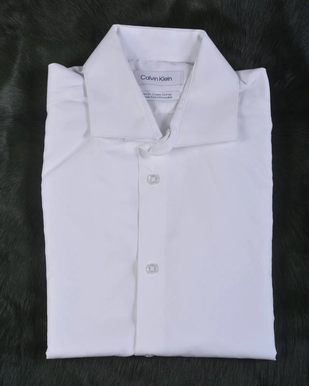 Calvin Klein Slim Fit Coupe Cintree Wrinkle Free