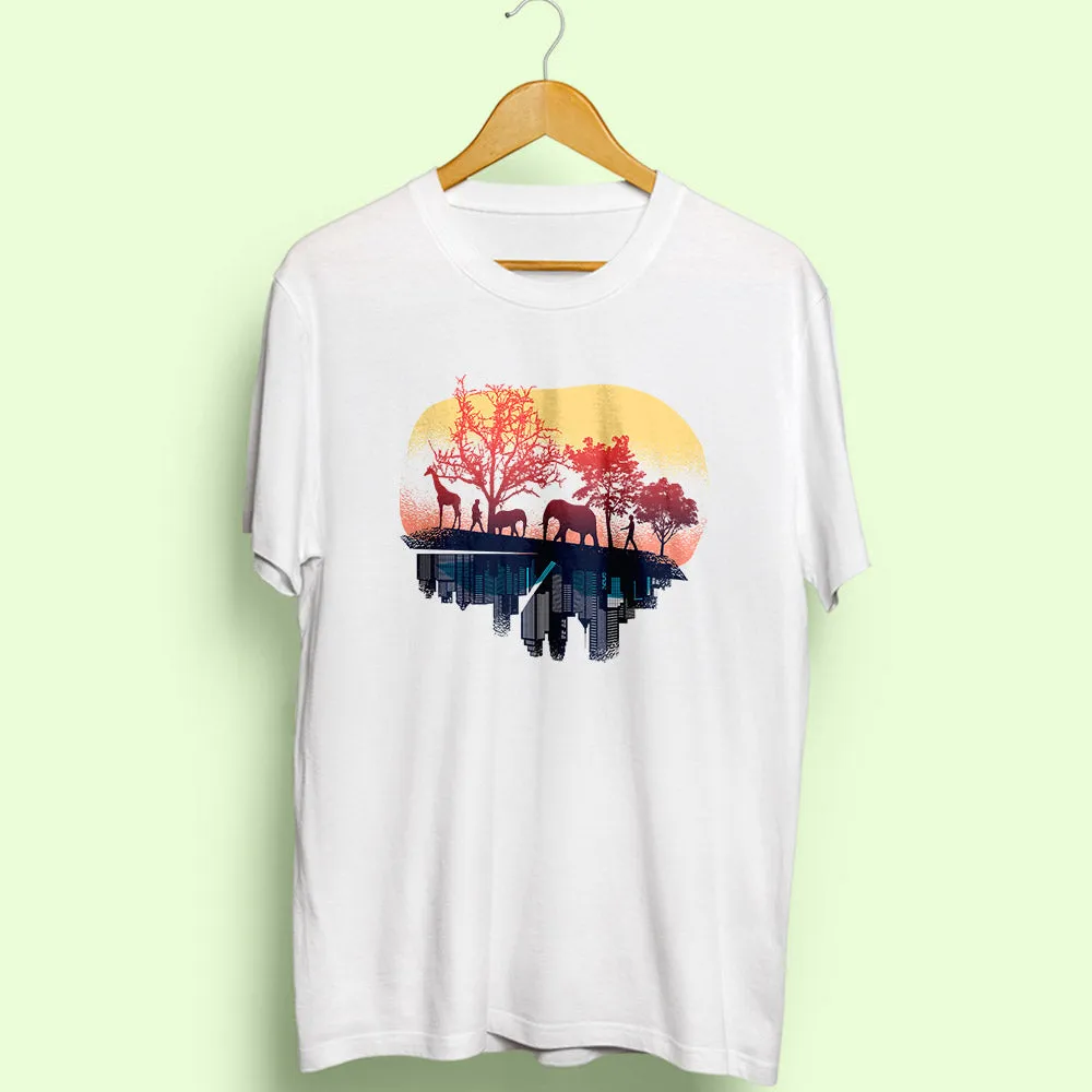 City Nature Half Sleeve T-Shirt