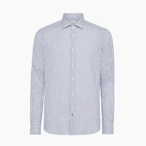 Clamenc shirt Stripe Journey Cotton Linen