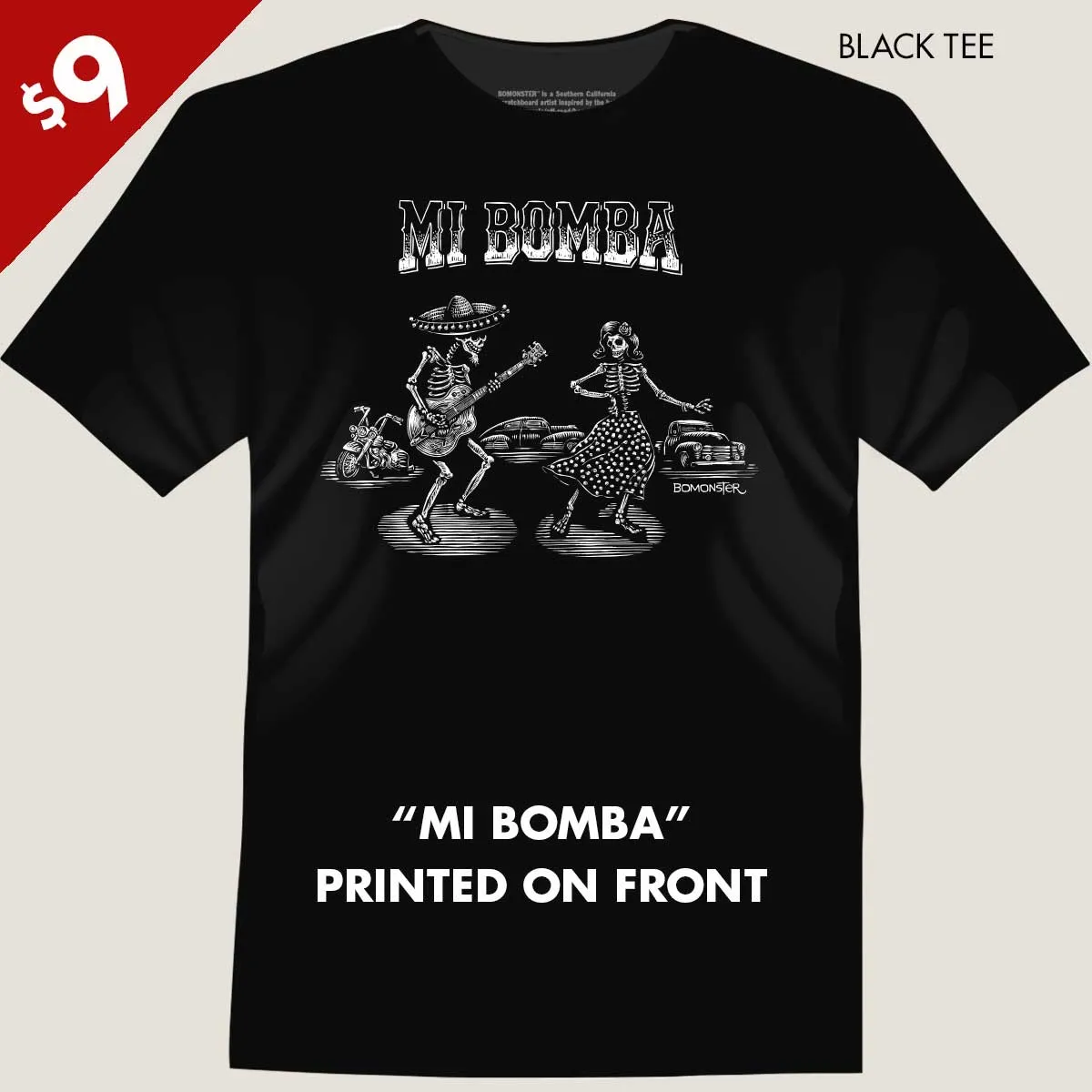 Clearance Men's Tee "Mi Bomba" SIZE S