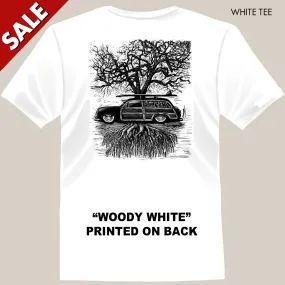 Clearance Men's Tee "Woody on White" SIZE L