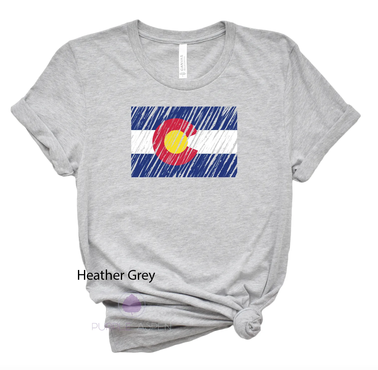 Colorado Distressed Flag Premium Tee