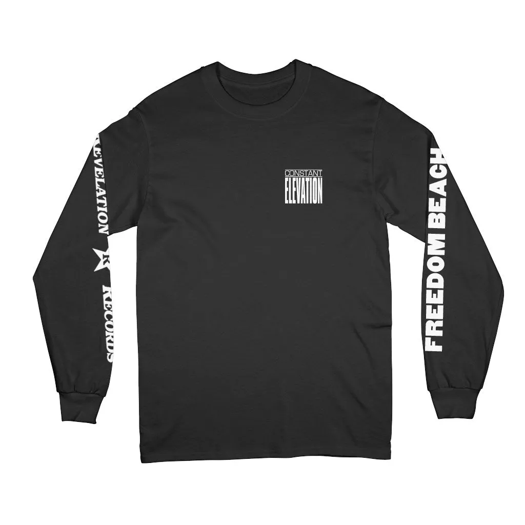 Constant Elevation "Freedom Beach (Black)" - Long Sleeve T-Shirt