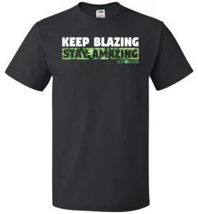 Dank Master Signature Keep Blazing Stay Amazing T-Shirt [Black]