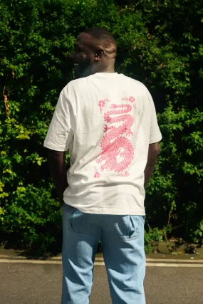 DRAGON - Organic Cotton Tee Off White