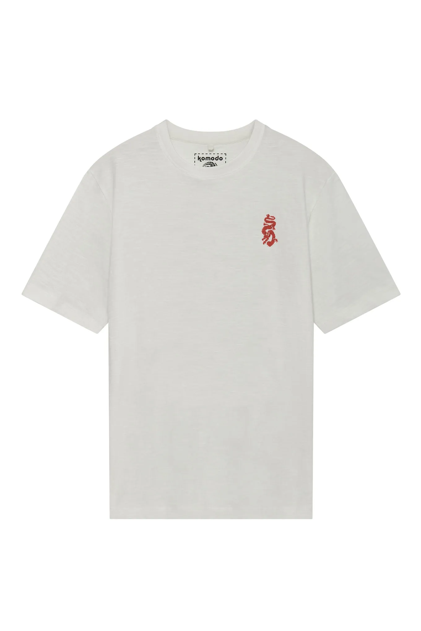 DRAGON - Organic Cotton Tee Off White