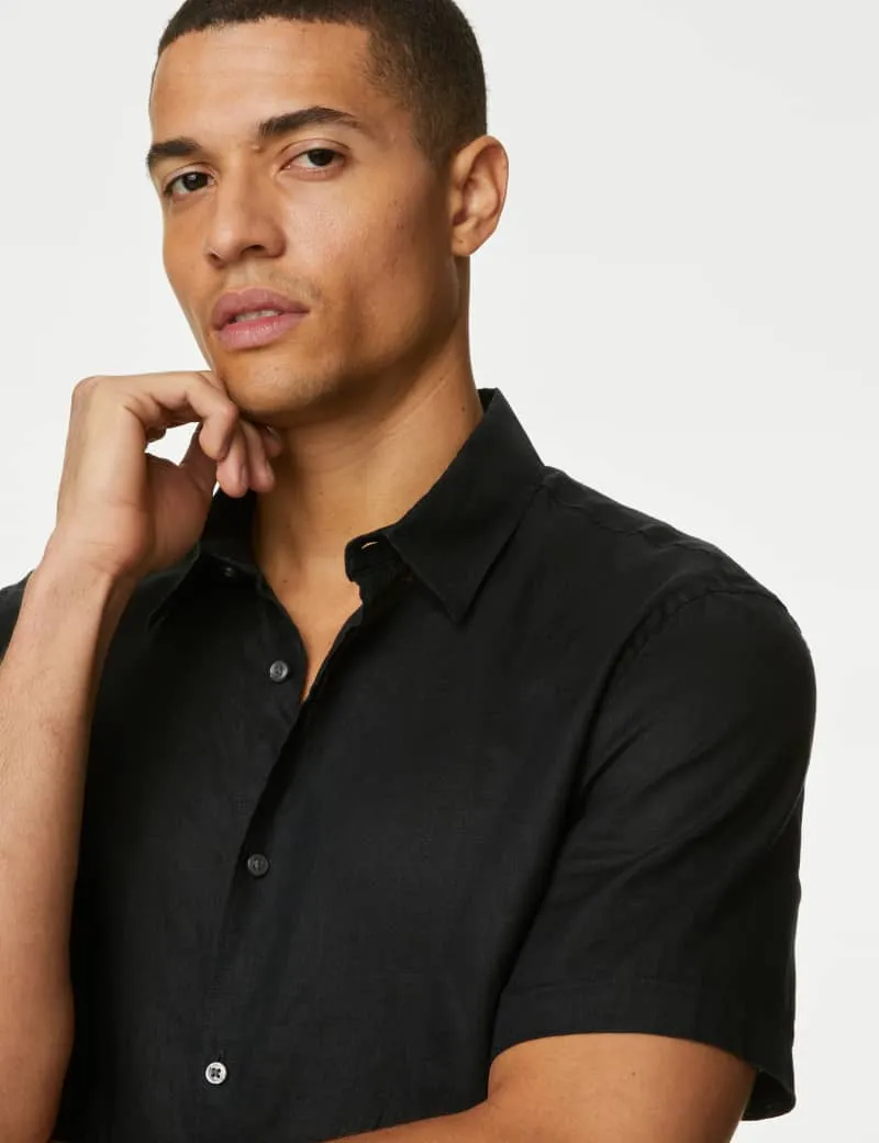 Easy Iron Pure Linen Shirt