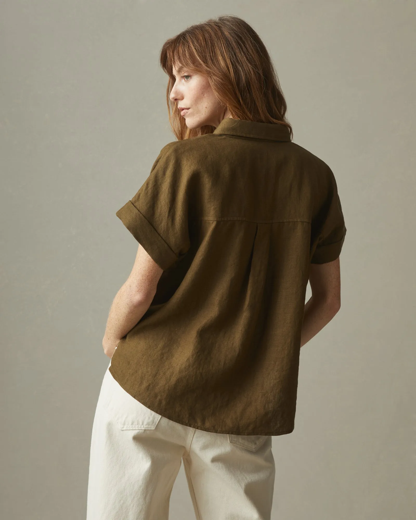 Easy Linen Shirt - Beech