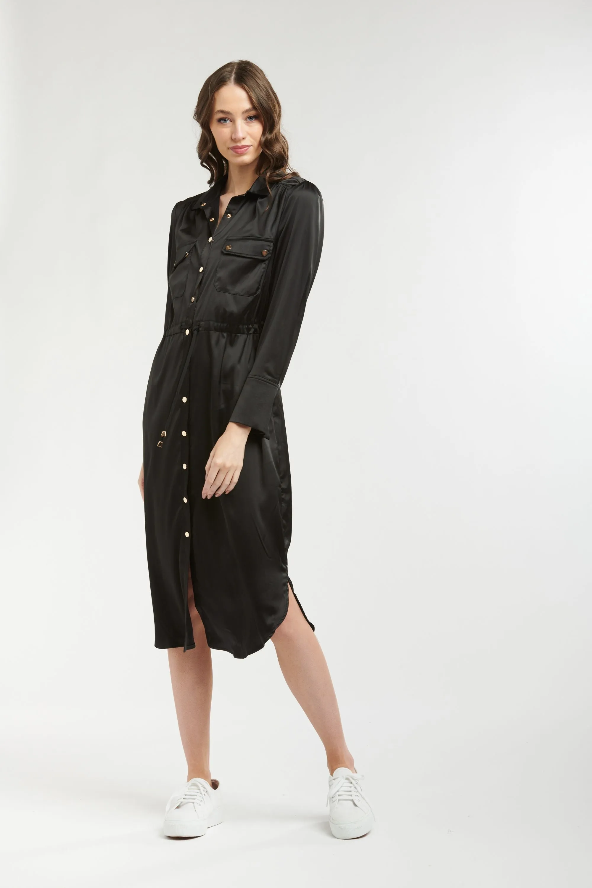 Emerson Shirtdress Black