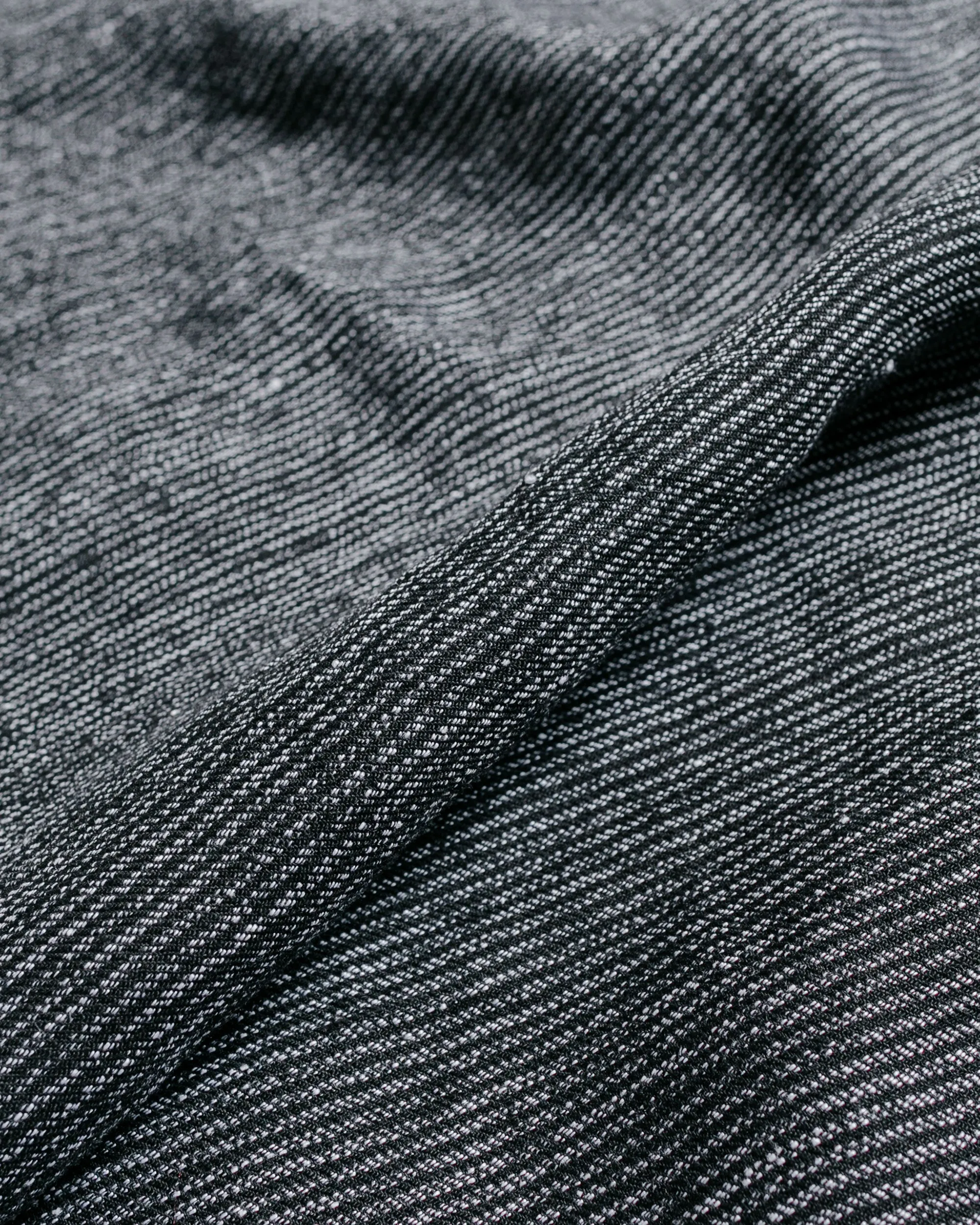 Engineered Garments Dayton Shirt Black/Grey Linen Stripe