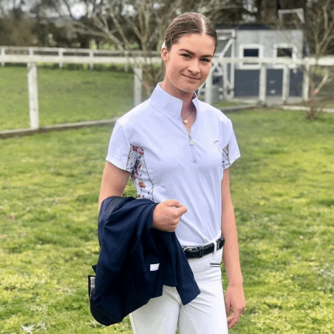 Equestrian Girls Short Sleeve Shirt 'Wildflower'