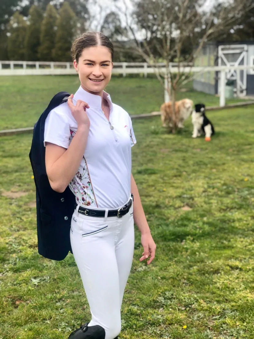 Equestrian Girls Short Sleeve Shirt 'Wildflower'