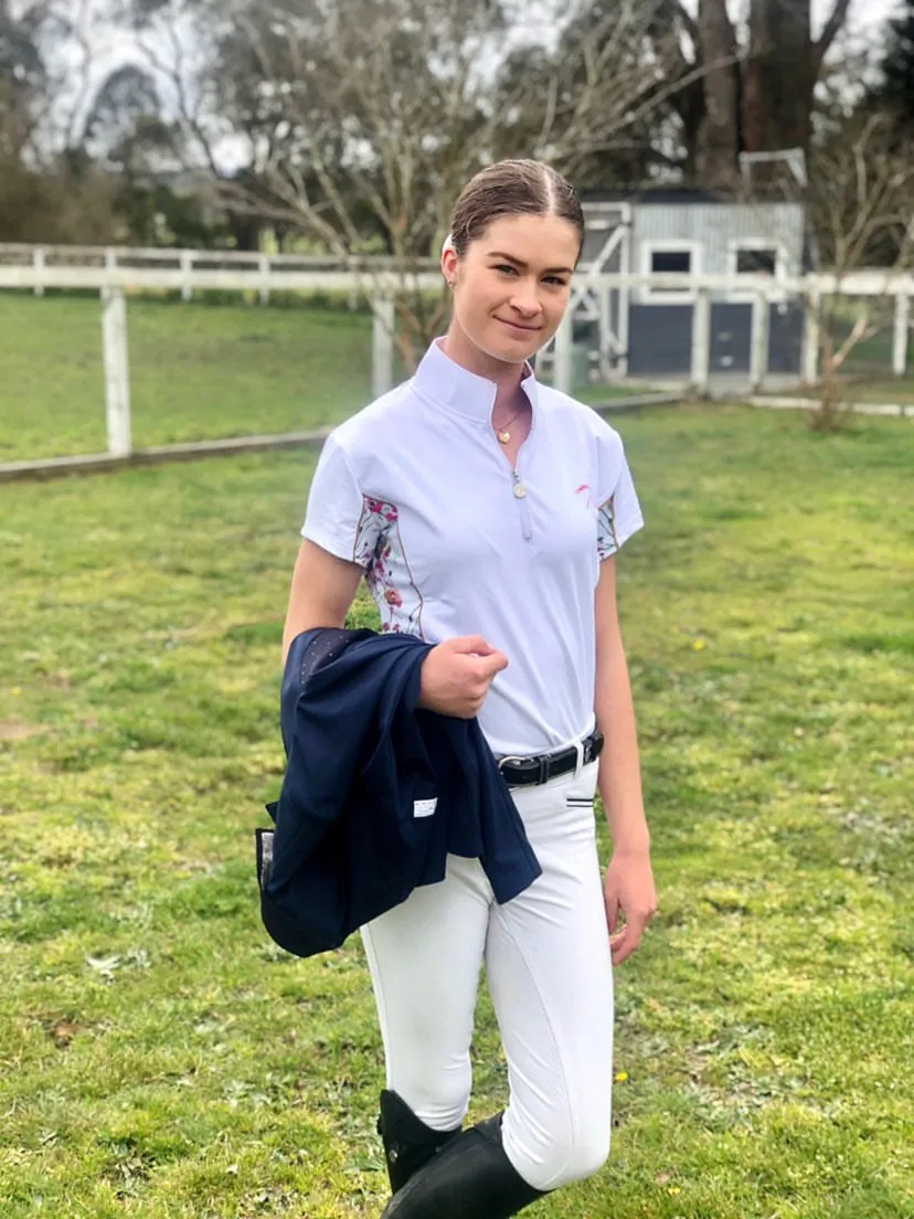 Equestrian Girls Short Sleeve Shirt 'Wildflower'