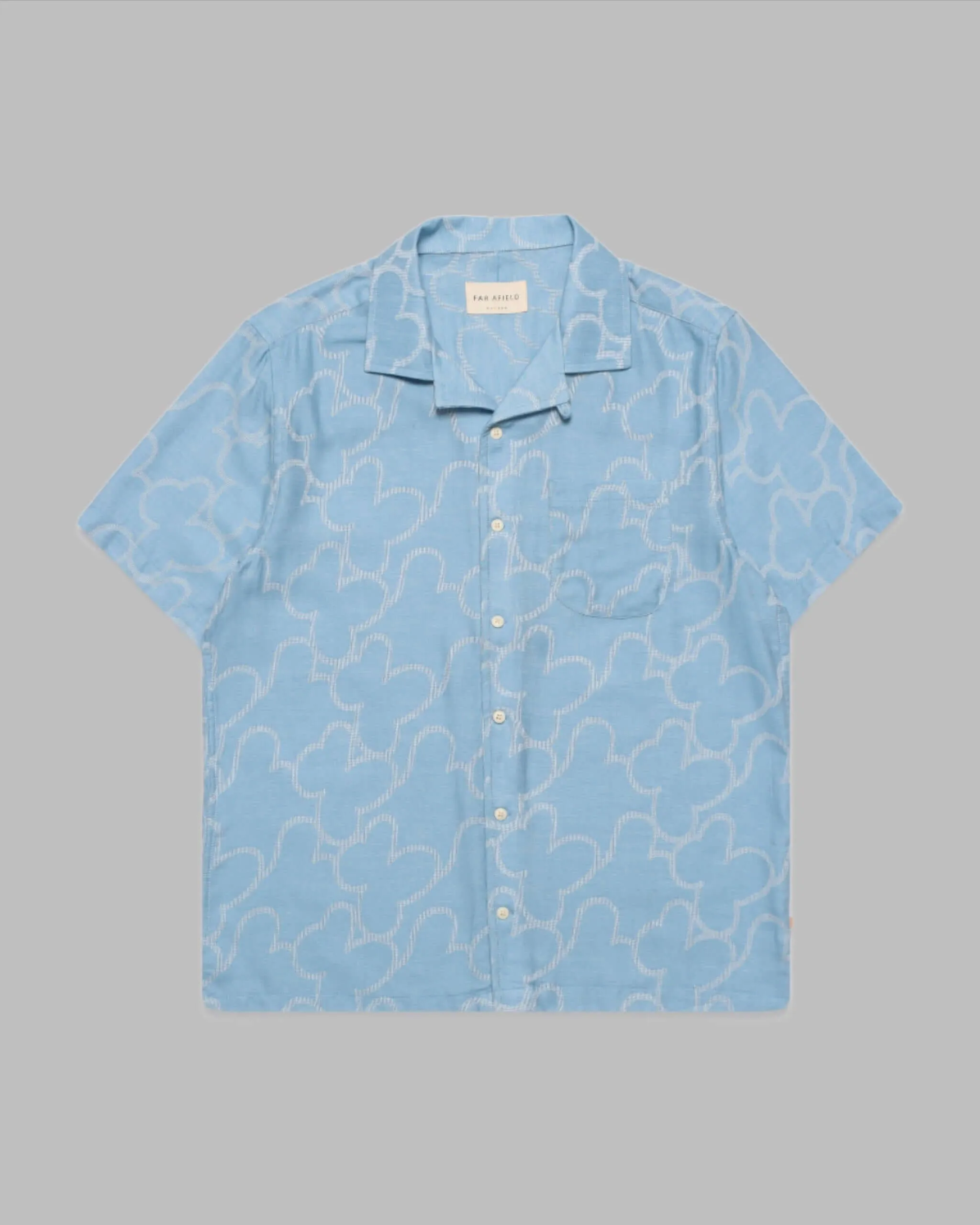 Far Afield STACHIO Shirt Allure Blue