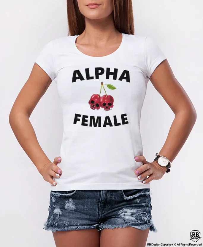 Fashion popular women's graphic t-shirt "Alpha Female" WD363