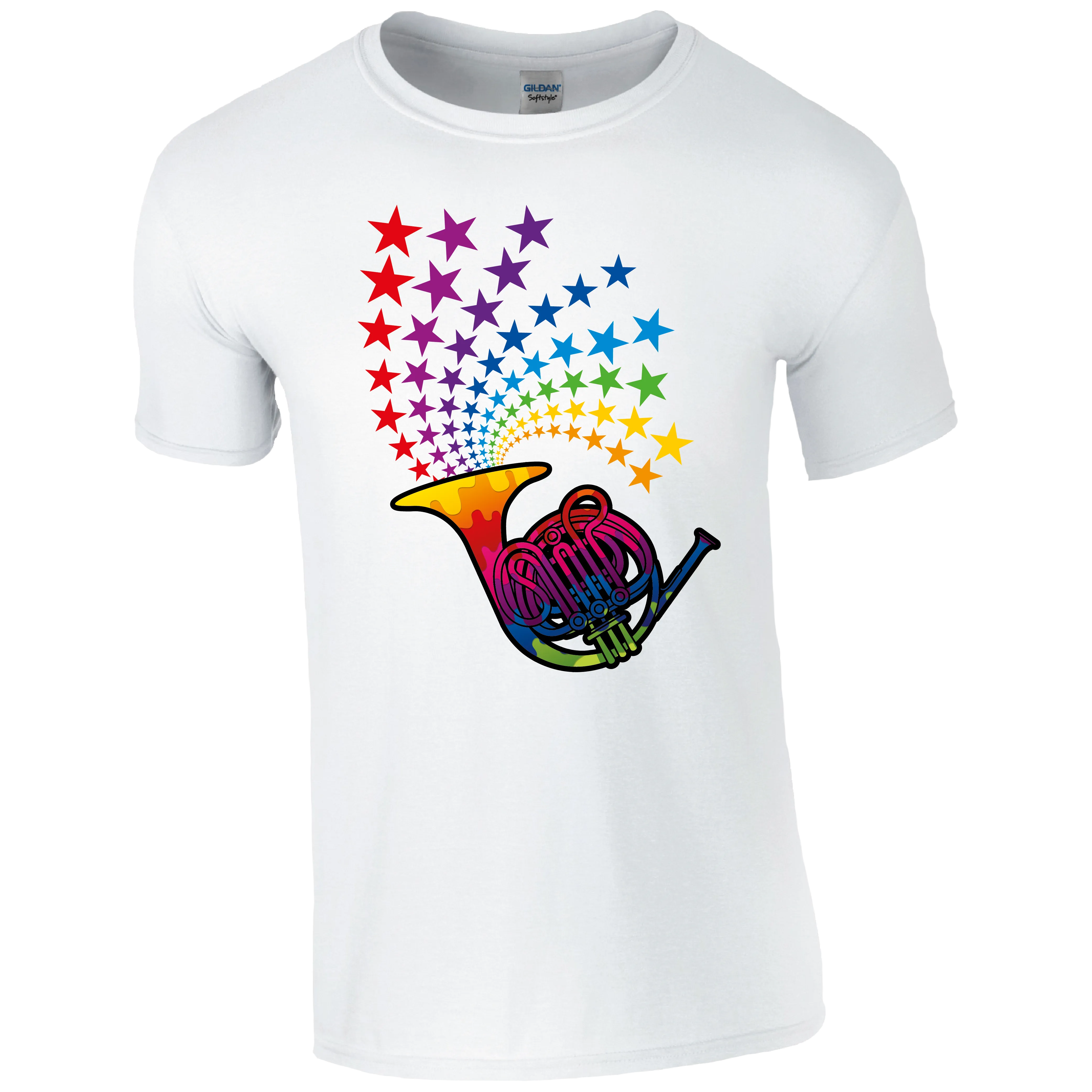 French Horns Rainbow T-Shirt