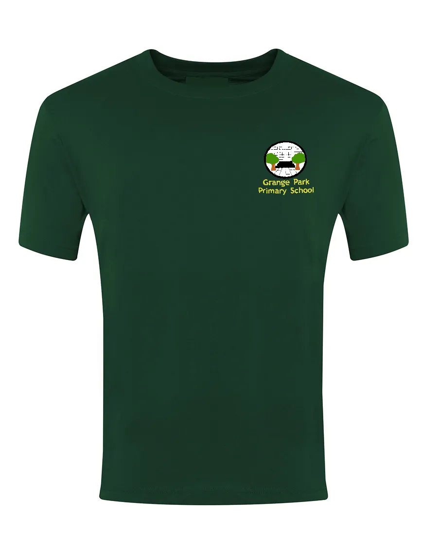 Grange Park Primary School Green P.E. T-Shirt