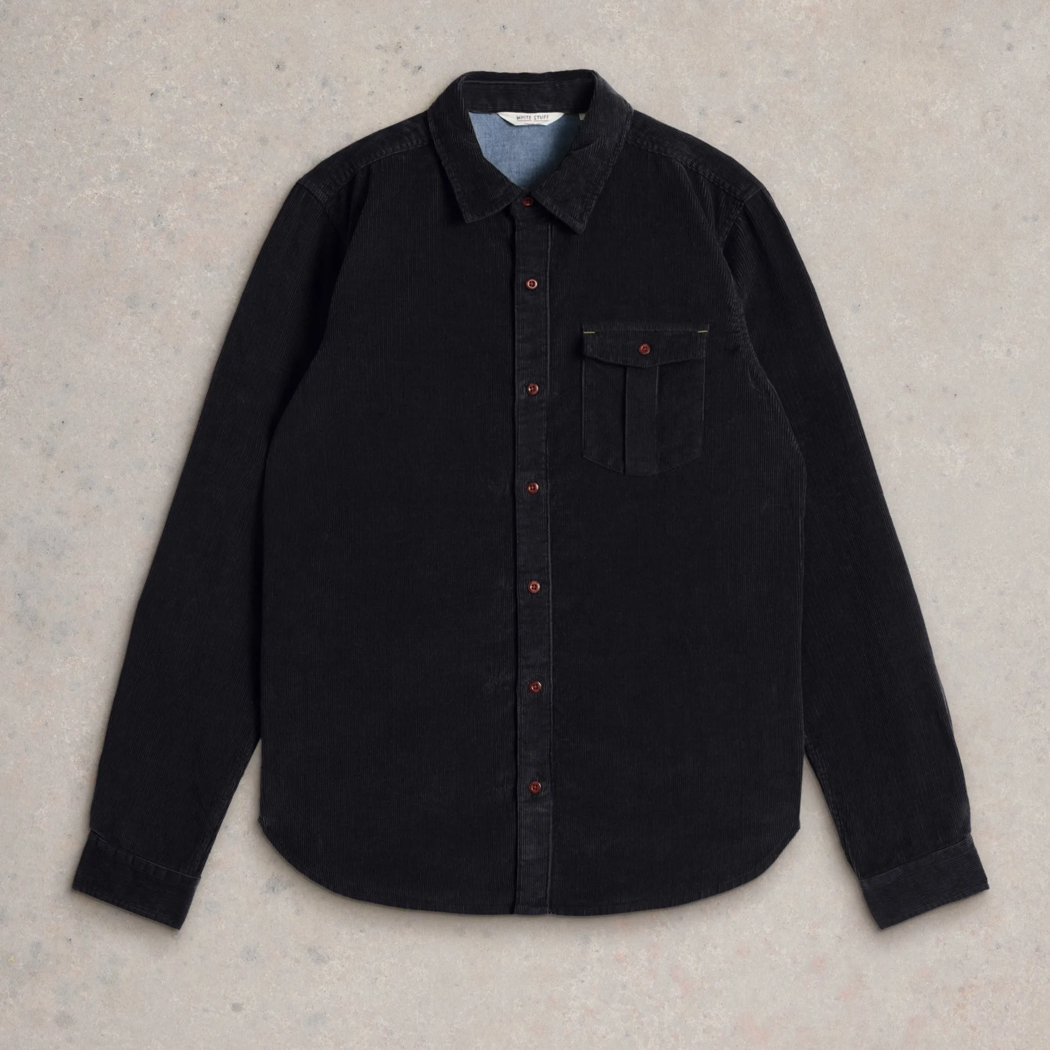 Griffin Cord Shirt - Dark Navy