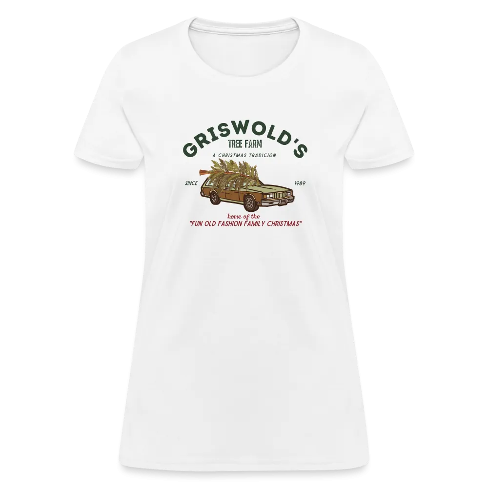 “Griswold’s Tree Farm-Christmas”-Women's T-Shirt