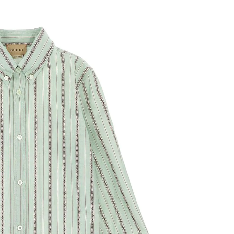 GUCCI Patterned Striped Shirt