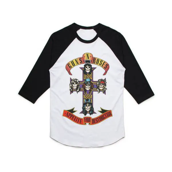 Guns N' Roses Cross Raglan T-Shirt