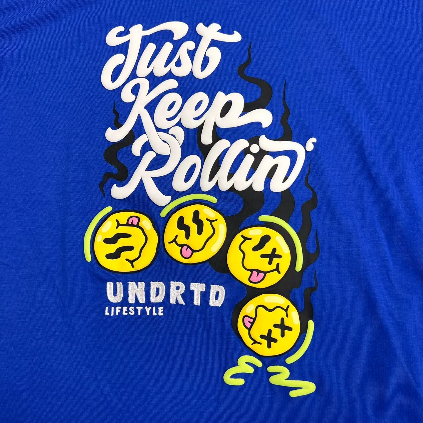 High-Quality Just Keep Rolling Motivational T-Shirt - Perfect for Everyday Wear!