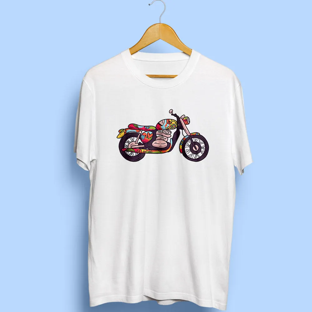 Hippie Bike Half Sleeve T-Shirt