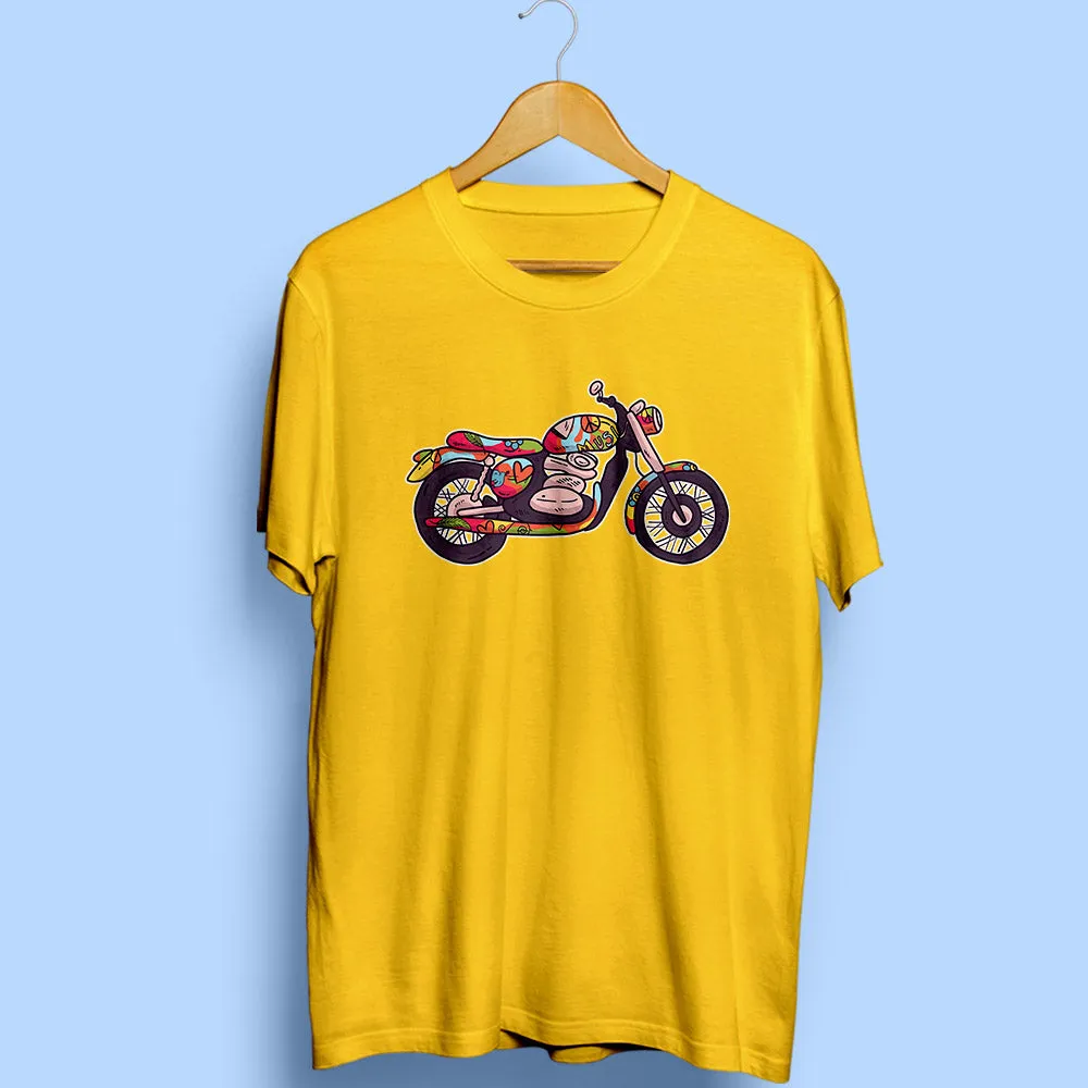 Hippie Bike Half Sleeve T-Shirt