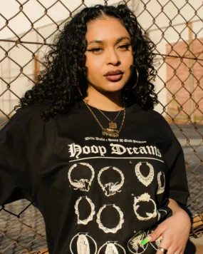 Hoop Dreams Black Tee