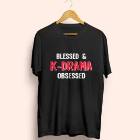 K-Drama Obsessed Half Sleeve T-Shirt