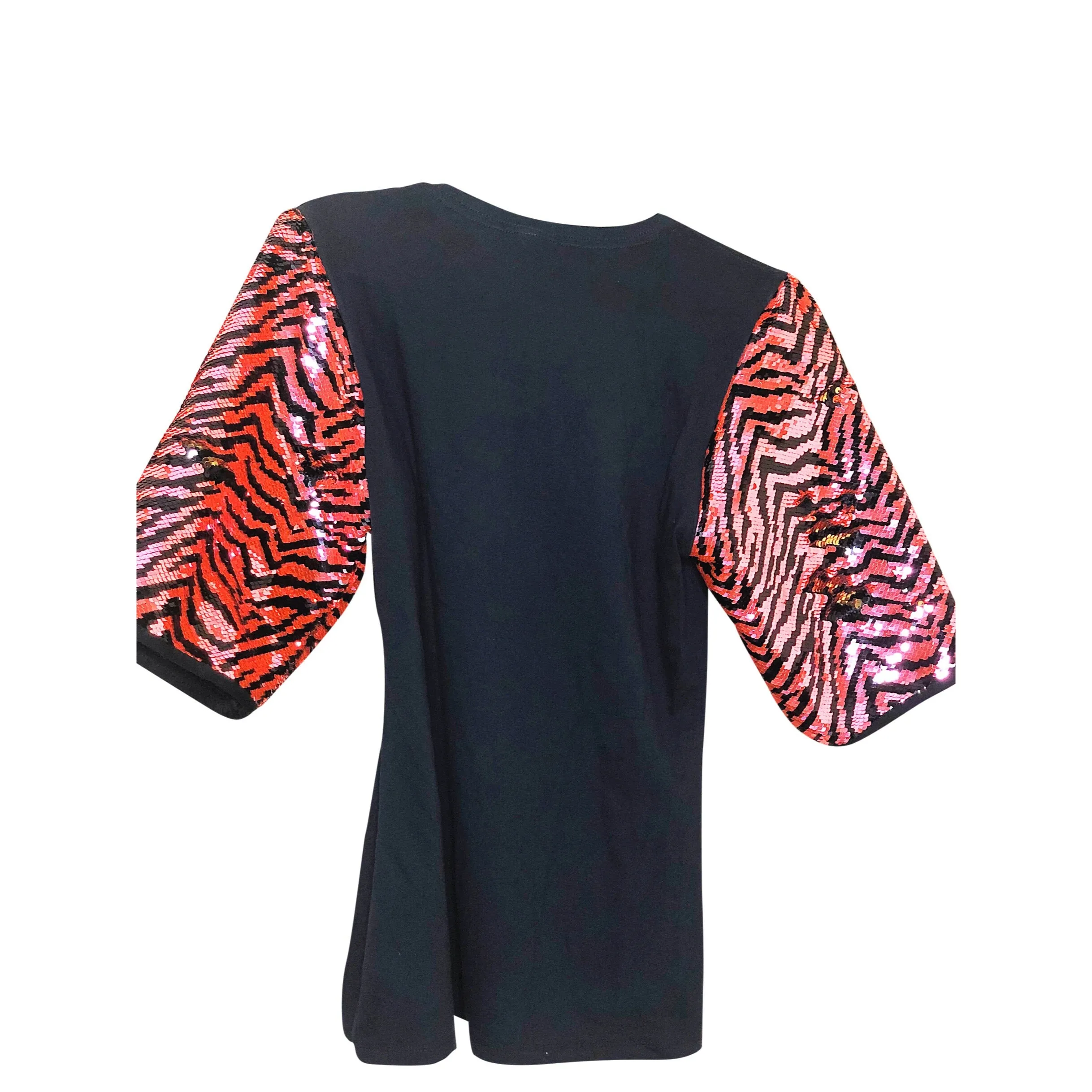 KISS Zebra Sequin T Shirt