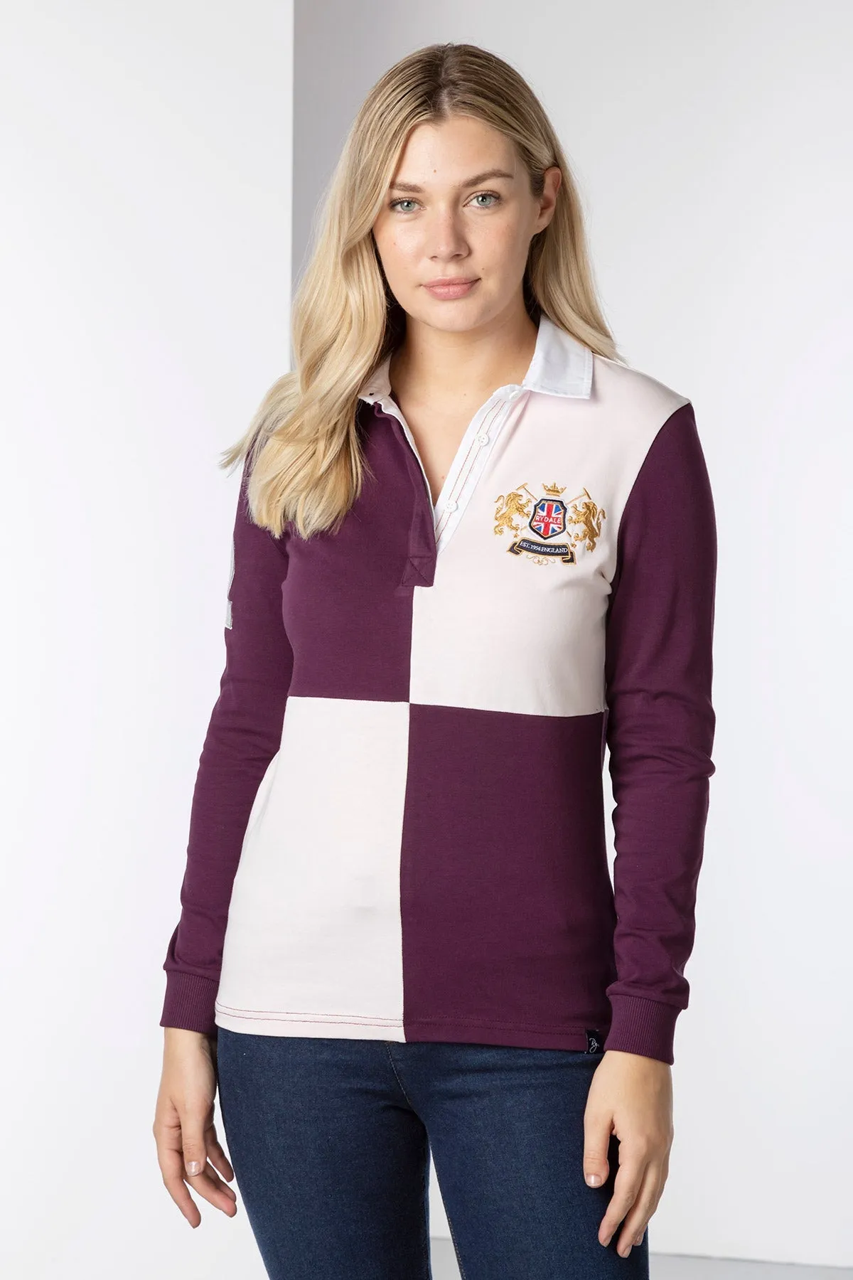 Ladies Cropton Quartered Rugby Shirt