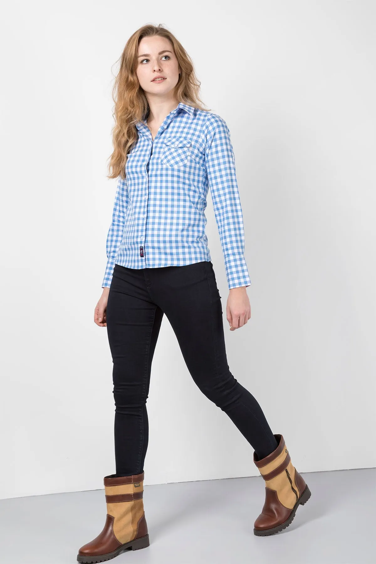 Ladies Hannah Country Check Shirt - Holly