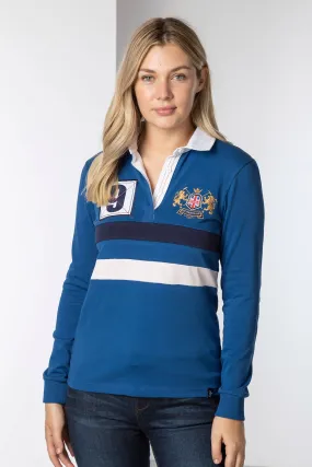 Ladies Rugby Shirt - Cropton 2 Stripe